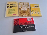 MAORI DICTIONARIES AND A GUIDE TO CUSTOMS & PROT.