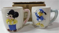 Mickey Mouse & Donald Duck Mugs