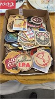 Tray Lot of Assorted Beer Coasters
