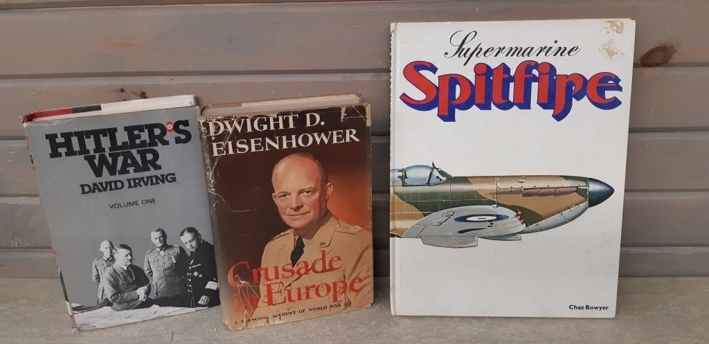 3 Military War Books