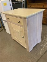 Wood Painted Side Table/Nightstand