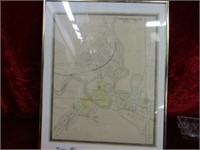 Soldiers Grove, WI. 1880's Map. Framed.