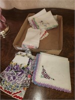 Vintage Fancy Handkerchiefs