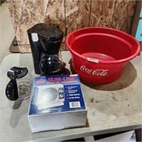 Coffee Perk, Electric heater, plastic basin