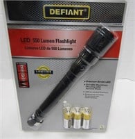 New Defiant LED Flashlight 500 Lumens