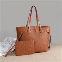 WF6722  Mila Kate Embossed Shoulder Handbag 13.5