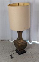 Italian Punto Style Bronze Table Lamp