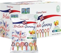 Cheery Chews Britain Gummy Candies, Non GMO,