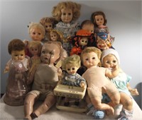 15 Vintage Assorted Dolls -Horsman, 1965, Voice