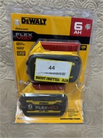 Dewalt 6AH flex volt battery 2 pack