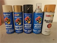 (5) Spray Paints
