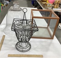 Glass/wire Decor Lot