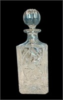 Cut Glass Crystal decanter with stopper
