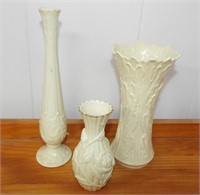 Lenox Vases. Tall bud vase 10.75", small bud vase