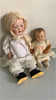 (2) antique/vintage baby dolls
