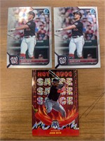 Lot of 3 2022 Juan Soto MLB cards