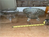 (2) Footed Bowls