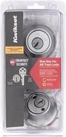 R3506  Kwikset Satin Chrome Double Deadbolt