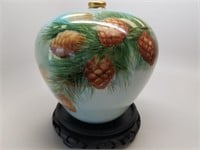 Painted Pinecone Vase