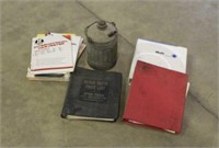 Assorted Tractor Manuals & Nesco Vintage 1-Gallon