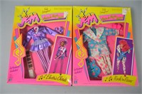 Vtg Jem Outfits Rockin Roses & Electric Cords