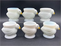 Opalex Milkglass Chick Egg Cups