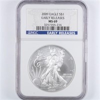 2009 Silver Eagle NGC MS69