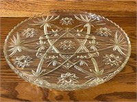 Pressed Glass Serving Platter