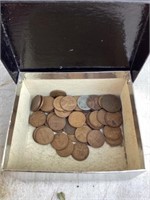 Box of Lincoln Pennies