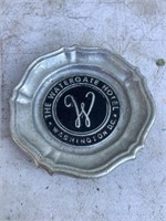 Watergate Hotel Pewter Ash/ Coin Tray