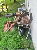 Tires, Wheelbarrow, Hitch & Tiller (B)