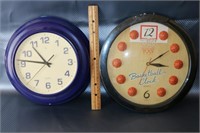 Basketball Clock and Blue Clock