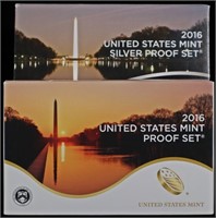 2016 US PROOF SET & 2016 US SILVER PROOF SET