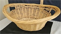 wicker laundry basket