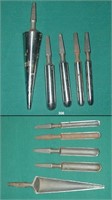 New old stock set of chairmaker bits