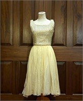 1960s Yellow Dress by Jr. Theme
