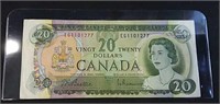 1969 Circulated Twenty dollar bill