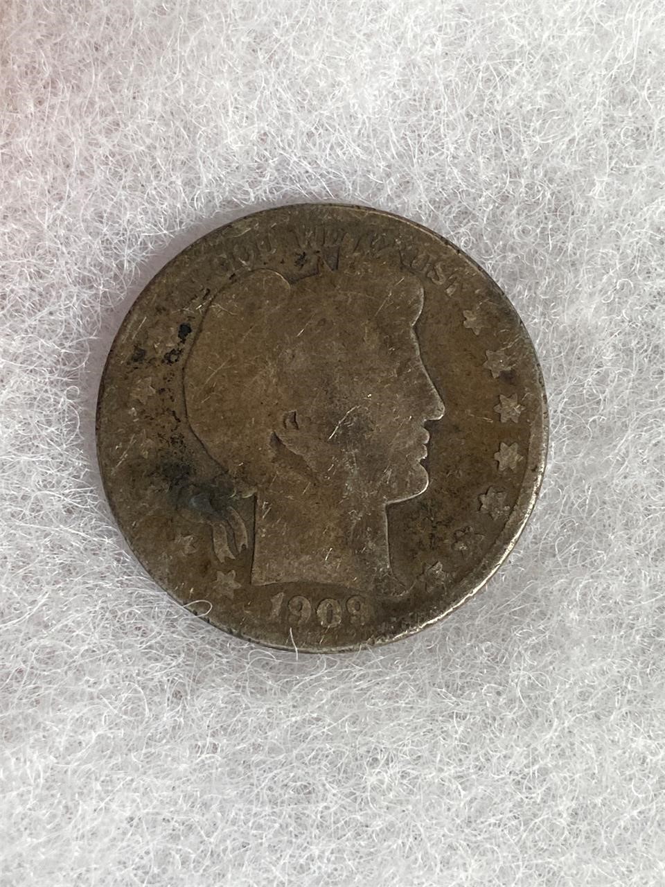 1909 O Barber Half