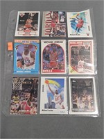 9 Pc Michael Jordan Cards Mint Gradable