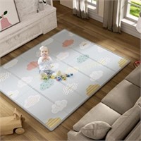 UANLAUO Foldable Baby Play Mat  Extra Large Waterp