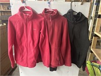 Three winter jackets includes Columbia and LL