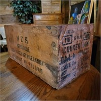 Antique Polish Ham Box
