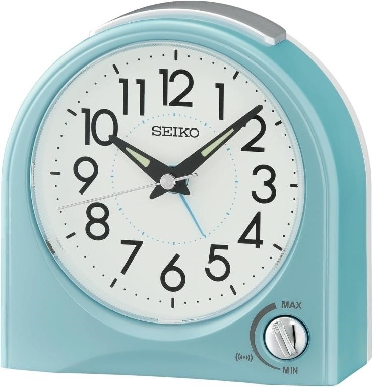 SR2157  SEIKO Maris Non Ticking Desk/Alarm Clock