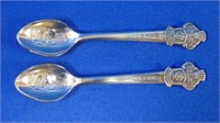 (2) Rolex Spoons By Bucherer Of Lucerne