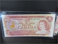 1974 UNCIRCULATED CANADA 2 DOLLAR BANK NOTE