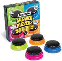 Learning Resources Recordable Answer Buzzers,