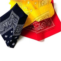 New 5 PCS Paisley Assorted band/scarf for Adults