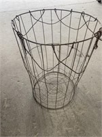 Vintage wire basket