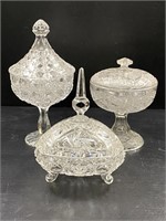 Vintage Glass Candy Dishes