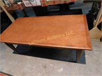 wood coffee table, 24 x 48 x 19H